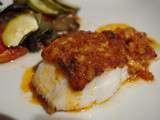 Dos de cabillaud en croûte de chorizo