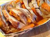 Roti de Veau aux carottes en gelée de Pineau