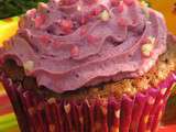 Cupcakes myrtille-framboise