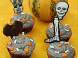 Cupcakes noirs pour Halloween
