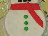 Gâteaux de Noël décorés en pâte à sucre