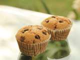 Muffin chataigne chocolat sans gluten