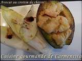 Avocat au crottin de chèvre