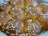 Brioche ultra moelleuse sans beurre et sans oeuf (de Christophe Michalak)