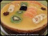 Cheesecake aux fruits exotiques