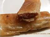 Cigares aux dattes et amandes