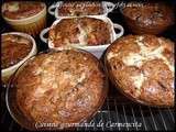 Clafoutis au jambon, roquefort et noix