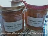 Compote de coing en conserve