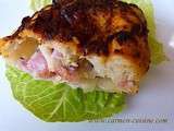 Focaccia fourrée au saucisson à l'ail fumé