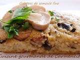 Galettes de semoule de blé