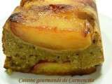 Gâteau aux blancs d'oeuf amandes et nectarines