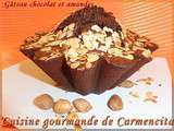 Gâteau aux blancs d'oeufs chocolat-amandes