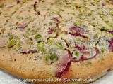 Gâteau aux fraises Charlotte, pistaches et graines de pavot