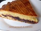 Gâteau Basque à la confiture de cerise noire et crème pâtissière