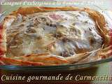 Lasagnes d'aubergines à la Fourme d'Ambert