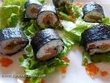 Makis au saumon fumé