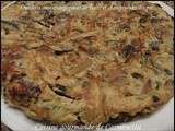 Omelette aux champignons de Paris et champignons des près