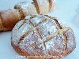 Pain Bastide aux graines de sésame dorée