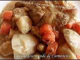 Râble de lapin aux panais et topinambours