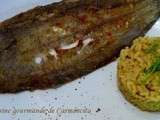 Sole à la poêle et risotto de curry