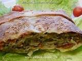 Strudel au thon et légumes