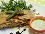 Strudel aux asperges vertes et truite fumée