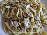 Tagliatelle de Bresse Bleu au pesto