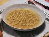 Potage aux oeufs: la Stracciatella