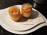 Cheesecake vapeur aux zestes de citron et au confit d' orange amer ( recette de l atelier des chefs)