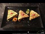 Club sandwich d’omelette aux légumes