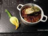 Gratin de courgettes au safran, fleurs de courgettes en tempura ( recettes de l atelier des chefs)