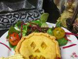 Halloween: Tête de Jack o'Lanterne Sanglante et sa Salade aux Vers