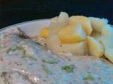 Ww: Filet de Plie (Carrelet) à la Crème d'Oignons Nouveaux