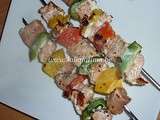 Brochettes de Saumon au Mélange du Trappeur