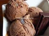 Glace au chocolat noi