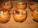 Panna cotta de poivron rouge et Saint-Jacques
