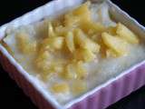 Gateau de semoule ananas/pommes caramel au beurre salé