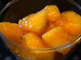 Melon frais au sirop de gingembre