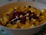 Porridge framboise - mangue -amande