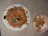 Shirataki poulet et carottes