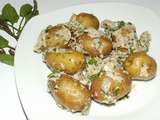 Salade de pommes de terre grenailles au thon et au plantain