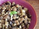Aubergines aux pignons et à l’ail – Le sud s’invite à votre table