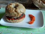 Bagels aux aubergines, coulis de tomate et fromage de chèvre – Battle food 11