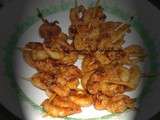 Mini brochettes de crevettes aux saveurs asiatiques