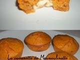 Muffins à la sauce tomate cerise et menthe, coeur de mozzarella