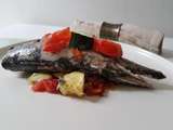 Maquereau, tomate, courgette