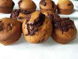 Muffins marbrés vanille - chocolat