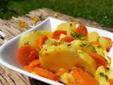 Salade de pommes de terre et carottes