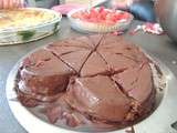 Gâteau chocolat – caramel au beurre salé