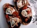 Gourman’team en juin #1 : Bruschettas à la tapenade et au chèvre